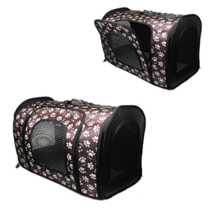 Foldable Pet Carrier Bag for Dogs and Cats with Portable Travel Design