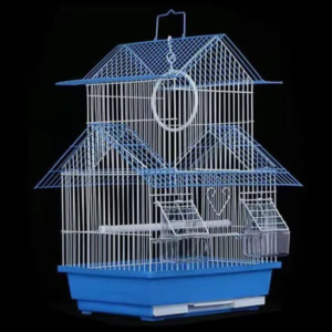 compact metal bird cage for small birds – 28 x 45 x 20 cm available in assorted colors