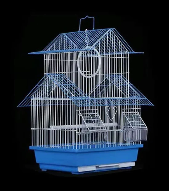 compact metal bird cage for small birds – 28 x 45 x 20 cm available in assorted colors compact metal bird cage for small birds – 28 x 45 x 20 cm available in assorted colors