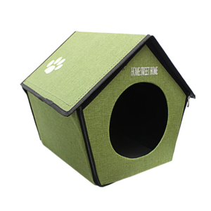 Home foldable pet house for dogs & cats | compact 36 x 36cm indoor hideaway | assorted colours