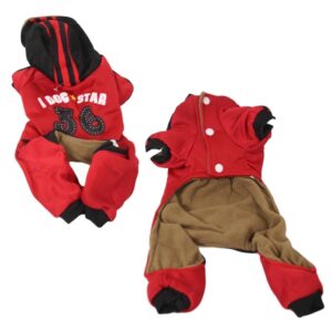 dog suit jacket coat – one size medium | fits 18–20cm chest | smart style for small dogs