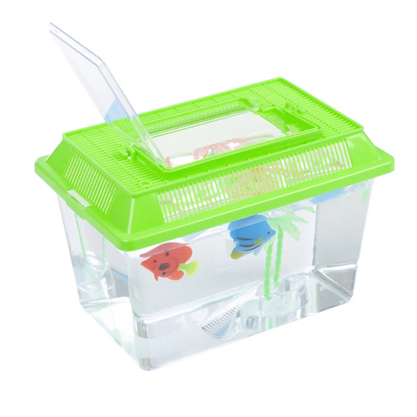 extra large starter fish tank with lid and carry handle 29cm extra large starter fish tank with lid and carry handle 29cm