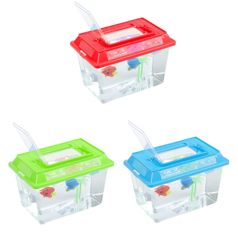 extra large starter fish tank with lid and carry handle 29cm extra large starter fish tank with lid and carry handle 29cm