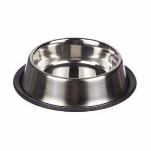 large stainless steel dog feeding bowl — durable and generous 30cm pet dish