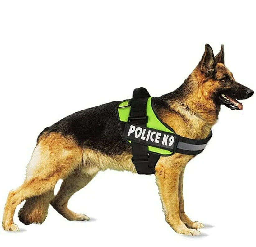 tactical police k9 style dog harness | medium | multi colour options tactical police k9 style dog harness | medium | multi colour options