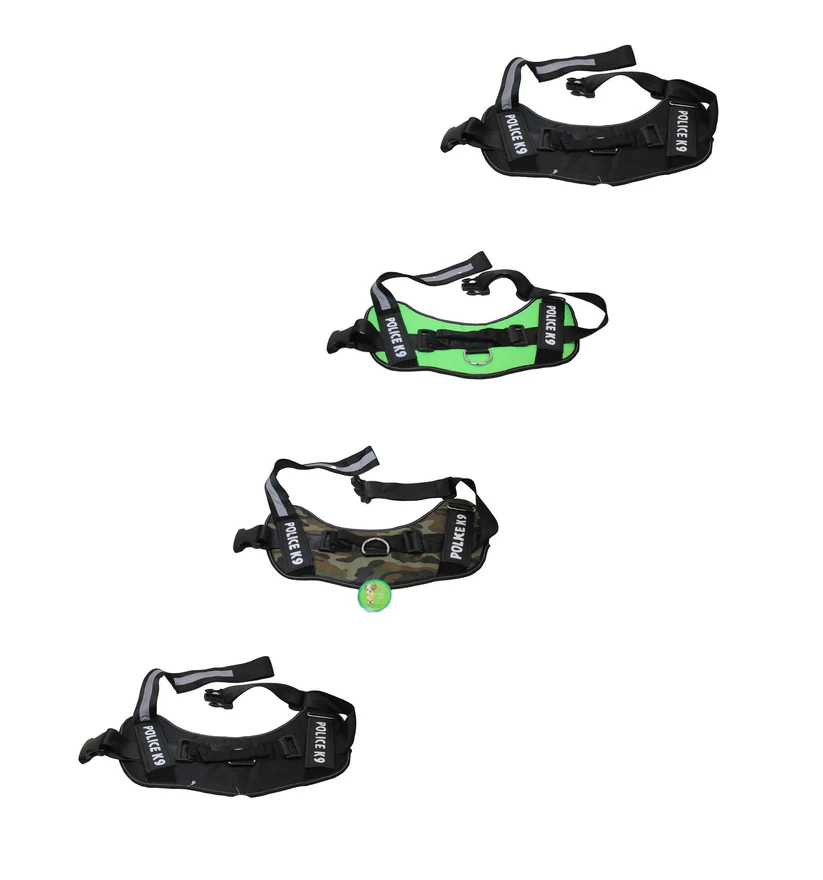 tactical police k9 style dog harness | medium | multi colour options tactical police k9 style dog harness | medium | multi colour options